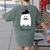 French Teacher Halloween Bonjour Ghost Women's Comfort Colors T-Shirt Back Print Moss French Teacher Halloween Bonjour Ghost Women's Comfort Colors T-Shirt Back Print Moss