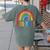Fri-Yay Friyay Rainbow Colors Teacher Childrens Fun Designs Women's Comfort Colors T-Shirt Back Print Moss Fri-Yay Friyay Rainbow Colors Teacher Childrens Fun Designs Women's Comfort Colors T-Shirt Back Print Moss