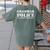 Grammar Police T Shirt English Teacher Women's Comfort Colors T-Shirt Back Print Moss