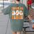 Groovy Teacher Halloween Trick Or Teach Ghost Men Women Kids Women's Comfort Colors T-Shirt Back Print Moss Groovy Teacher Halloween Trick Or Teach Ghost Men Women Kids Women's Comfort Colors T-Shirt Back Print Moss