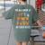 We All Grow At Different Rates Back To School Teacher Women's Comfort Colors T-Shirt Back Print Moss