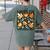 Growth Not Perfection Abstract Florals SPED Teacher Women's Comfort Colors T-Shirt Back Print Moss