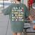 Halloween Alphabet ABCs Learning Kindergarten Teacher Men Women Kids Women's Comfort Colors T-Shirt Back Print Moss