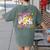 Halloween Floral Ghost Teacher Are You Falloween Directions Women's Comfort Colors T-Shirt Back Print Moss Halloween Floral Ghost Teacher Are You Falloween Directions Women's Comfort Colors T-Shirt Back Print Moss
