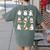 Halloween Ghost Playing Musical Instruments Music Teacher Women's Comfort Colors T-Shirt Back Print Moss Halloween Ghost Playing Musical Instruments Music Teacher Women's Comfort Colors T-Shirt Back Print Moss