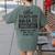 Halloween Gym Teacher Prisoner Costume Women's Comfort Colors T-Shirt Back Print Moss