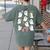 Halloween Math Teacher Ghost Math Teacher Spooky Halloween Women's Comfort Colors T-Shirt Back Print Moss