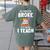 Halloween Teacher Tee My Broom Broke So Now I Teach Women's Comfort Colors T-Shirt Back Print Moss