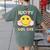 Happy Dot Day Hippie Flowers Smile Face Groovy Teacher Kids Women's Comfort Colors T-Shirt Back Print Moss