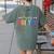 Happy Fri Yay Teacher Friday Saying Women's Comfort Colors T-Shirt Back Print Moss