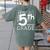 Hello 5th Grade Here I Come Teacher Fifth Grade Boys Girls Women's Comfort Colors T-Shirt Back Print Moss