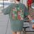 In My Holly Xmas Jolly Teacher Era Teacher Vibes Christmas For Men Women Kids Women's Comfort Colors T-Shirt Back Print Moss