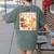 Humpty Dumpty Had A Great Fall Teacher Thanksgiving Autumn Women's Comfort Colors T-Shirt Back Print Moss