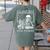 I'Ll Just Wait Until It's Quiet Skeleton Halloween Teacher Women's Comfort Colors T-Shirt Back Print Moss