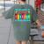 THE INFLUENCE OF A GREAT TEACHER IS NEVER ERASED Teaching For Men Women Girls Kids Women's Comfort Colors T-Shirt Back Print Moss