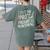Intervention Teacher Progress Monitoring Intervention Women's Comfort Colors T-Shirt Back Print Moss