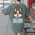 Just a Girl Who Loves Boston Terriers Women's Comfort Colors T-Shirt Back Print Moss