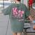 K Is For Kindergarten Teacher Coquette Bow Back To School Women's Comfort Colors T-Shirt Back Print Moss K Is For Kindergarten Teacher Coquette Bow Back To School Women's Comfort Colors T-Shirt Back Print Moss