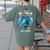 Be Kind Dolphin Autism Awareness Back To School Teacher Men Women Kids Women's Comfort Colors T-Shirt Back Print Moss