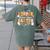 Kindergarten Dream Ghost Team Fall Halloween Spooky Teachers Women's Comfort Colors T-Shirt Back Print Moss