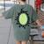 Kiwi Easy Costume Halloween Fruit Lover School Teacher Fun Women's Comfort Colors T-Shirt Back Print Moss Kiwi Easy Costume Halloween Fruit Lover School Teacher Fun Women's Comfort Colors T-Shirt Back Print Moss