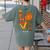 Leopard Pumpkin Love Teacher Life Thanksgiving Fall Women Women's Comfort Colors T-Shirt Back Print Moss
