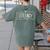 Literacy Team Teacher Women's Comfort Colors T-Shirt Back Print Moss
