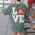 LOVE Apple 3rd Grade Teacher Student School Women's Comfort Colors T-Shirt Back Print Moss LOVE Apple 3rd Grade Teacher Student School Women's Comfort Colors T-Shirt Back Print Moss