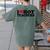 I Love Hot Teachers Men Women Women's Comfort Colors T-Shirt Back Print Moss