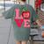 Love Kindergarten Cute Apple School Teacher Women's Comfort Colors T-Shirt Back Print Moss Love Kindergarten Cute Apple School Teacher Women's Comfort Colors T-Shirt Back Print Moss