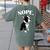 Love NOPE Boston Terrier Dog Lover Women's Comfort Colors T-Shirt Back Print Moss
