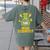 Mad Scientist Kids Youth Adult Science Teacher Chemistry Women's Comfort Colors T-Shirt Back Print Moss