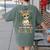 I Did The Math The Answer Is Cats Math Cat Teacher Women's Comfort Colors T-Shirt Back Print Moss