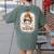 Messy Bun Spooky Teacher Bleached Halloween Teachers Women's Comfort Colors T-Shirt Back Print Moss Messy Bun Spooky Teacher Bleached Halloween Teachers Women's Comfort Colors T-Shirt Back Print Moss