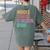 Middle School Teacher Middle School Is Bussin Bruh Women's Comfort Colors T-Shirt Back Print Moss