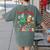 One Merry Teacher Groovy Christmas Tree Pjs Xmas Teacher Women's Comfort Colors T-Shirt Back Print Moss One Merry Teacher Groovy Christmas Tree Pjs Xmas Teacher Women's Comfort Colors T-Shirt Back Print Moss