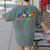 Peace Love Physical Education Tie Dye Sports PE Teacher Women's Comfort Colors T-Shirt Back Print Moss