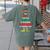Physics Teacher Christmas Elf Christmas Cheer Women's Comfort Colors T-Shirt Back Print Moss