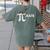 Pirate Pi Math Pie Halloween Costume Teacher Men Women Women's Comfort Colors T-Shirt Back Print Moss Pirate Pi Math Pie Halloween Costume Teacher Men Women Women's Comfort Colors T-Shirt Back Print Moss