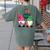 Poly-Gnome-Ials Algebra Teacher Calcul Teacher Women's Comfort Colors T-Shirt Back Print Moss