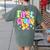 Preppy First Grade Back To School 1st Grade Teacher Girl Kid Women's Comfort Colors T-Shirt Back Print Moss Preppy First Grade Back To School 1st Grade Teacher Girl Kid Women's Comfort Colors T-Shirt Back Print Moss