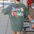 Preppy Seventh Grade Back To School 7th Grade Teachers Girls Women's Comfort Colors T-Shirt Back Print Moss Preppy Seventh Grade Back To School 7th Grade Teachers Girls Women's Comfort Colors T-Shirt Back Print Moss
