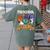 Preschool Boo Crew Teacher Student Halloween Costume Men Women Kids Women's Comfort Colors T-Shirt Back Print Moss