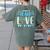 I Promise To Teach Love Hanukkah Chanukah Jewish Teacher Women's Comfort Colors T-Shirt Back Print Moss I Promise To Teach Love Hanukkah Chanukah Jewish Teacher Women's Comfort Colors T-Shirt Back Print Moss