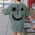 Pumpkin Artist Halloween Art Teacher Women's Comfort Colors T-Shirt Back Print Moss Pumpkin Artist Halloween Art Teacher Women's Comfort Colors T-Shirt Back Print Moss