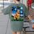 Red Heeler Starry Night Cattle Dog Colorful Art By Aja For Men Women Girls Kids Women's Comfort Colors T-Shirt Back Print Moss