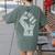 Redfored Shirt Red For Ed Protest Teachers Fist Women's Comfort Colors T-Shirt Back Print Moss