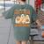 Retro Are You Fall O Ween Directions Ghost Teacher Spooky Women's Comfort Colors T-Shirt Back Print Moss