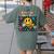 Retro Special Education Squad Groovy Dream Team Teacher Women's Comfort Colors T-Shirt Back Print Moss