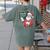 Santa Teacher 67 Math Christmas Xmas Holiday Number 67 Women's Comfort Colors T-Shirt Back Print Moss Santa Teacher 67 Math Christmas Xmas Holiday Number 67 Women's Comfort Colors T-Shirt Back Print Moss